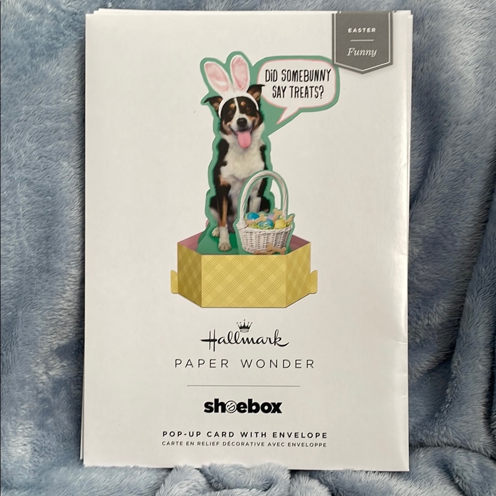 Hallmark Easter Pop-Up Card with Dog and Bunny Ears